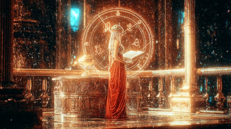 Το μυστήριo της «Ίσις Αποκεκαλυμμένη» 1 etherasch mystical goddess Isis unveiled standing in a golden 4497e021 9377 4170 9659 4e2cc1738124 3