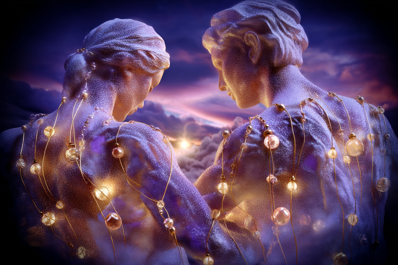 etherasch A mystical scene showing two souls meeting under a 0224f6f9 9379 4423 867f ce3d4675a5ea 3